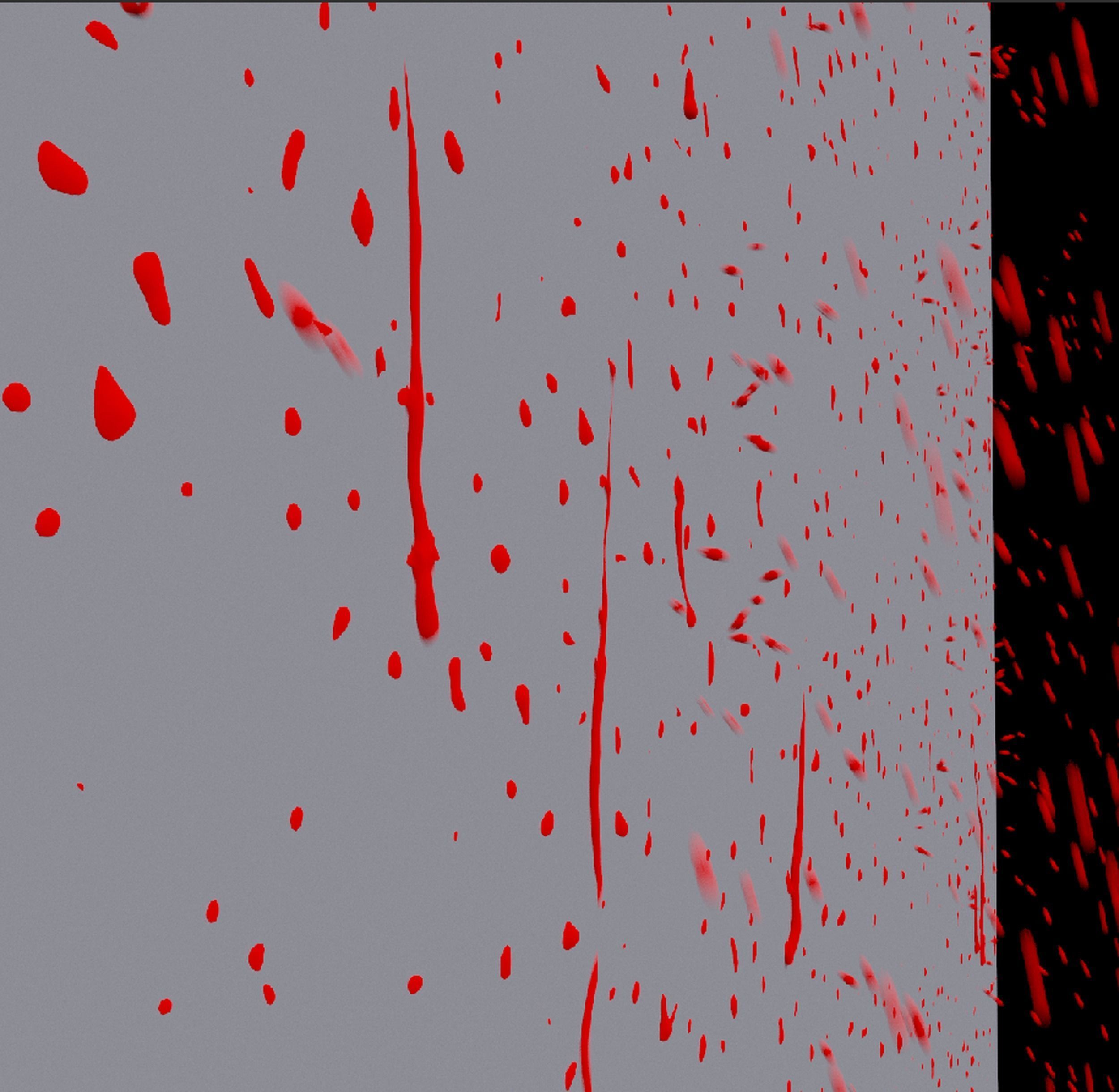 ANIMATED  Rain on windows and LOOPING 3D model_7