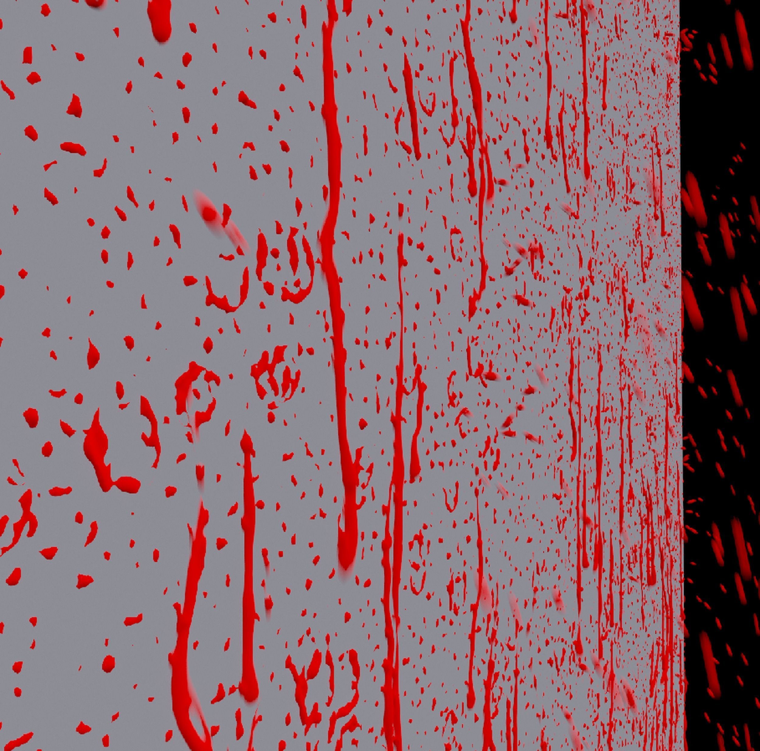 ANIMATED  Rain on windows and LOOPING 3D model_8