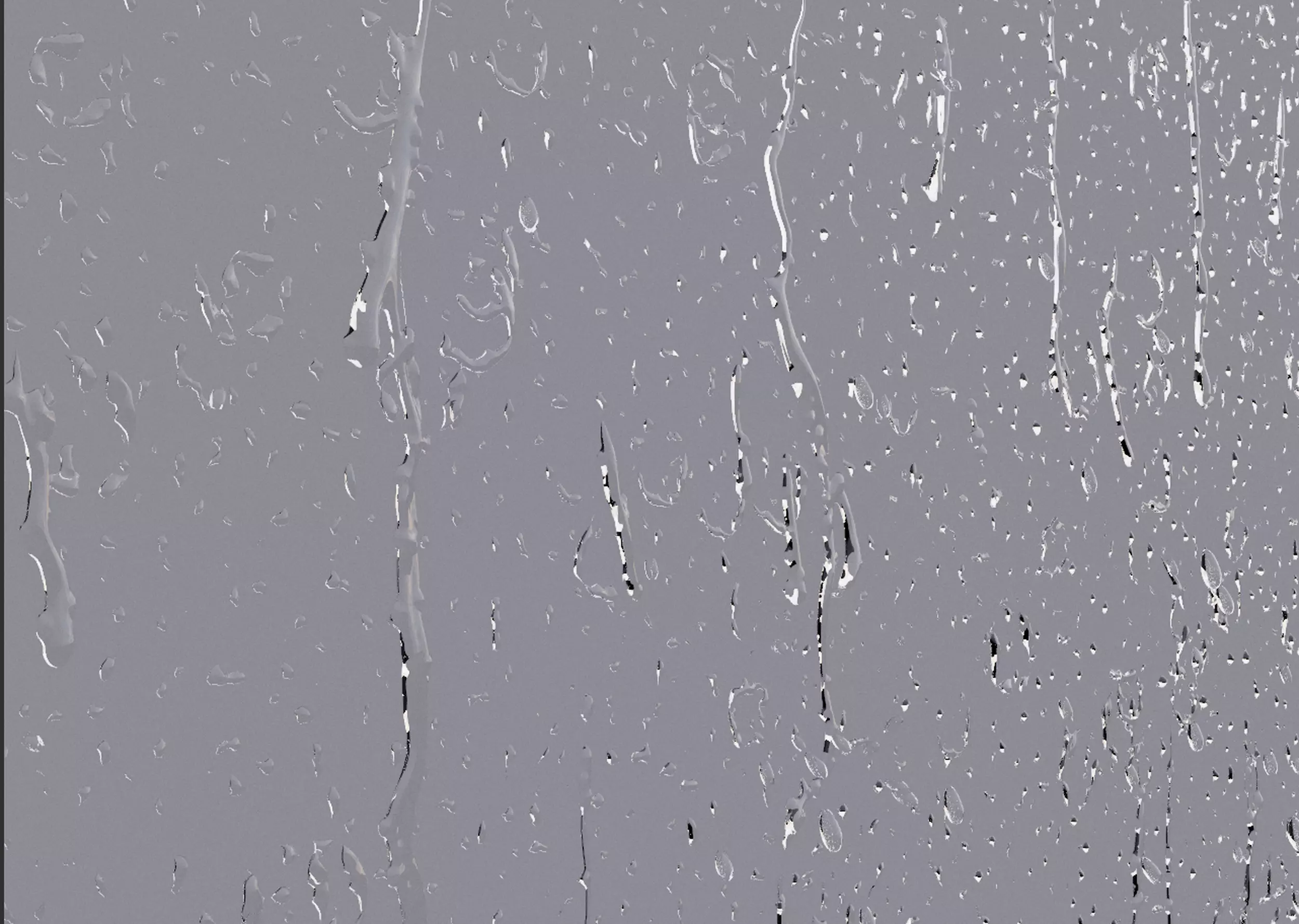 ANIMATED  Rain on windows and LOOPING 3D model_0