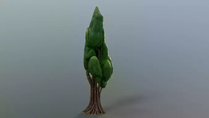 Cypress Stylized Tree