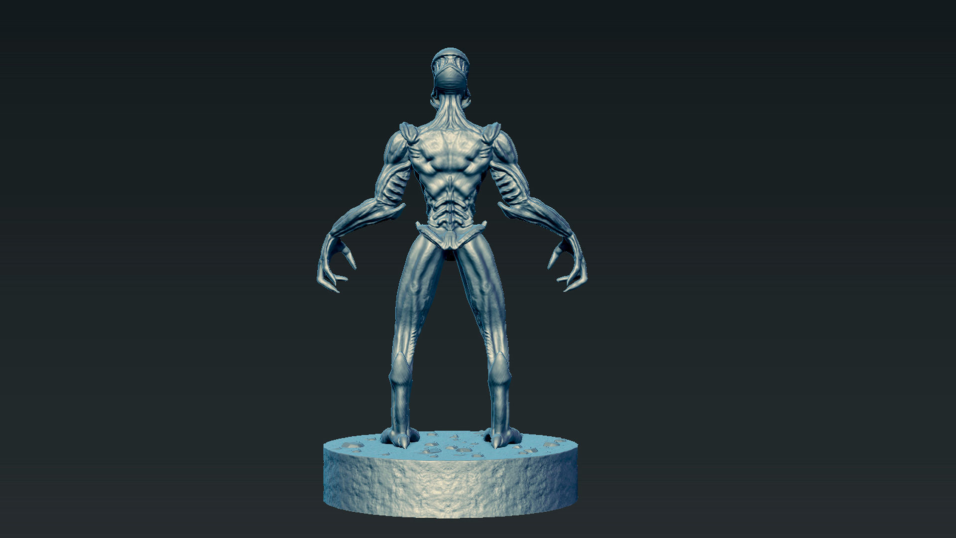 Dark Demon 3D print model_3
