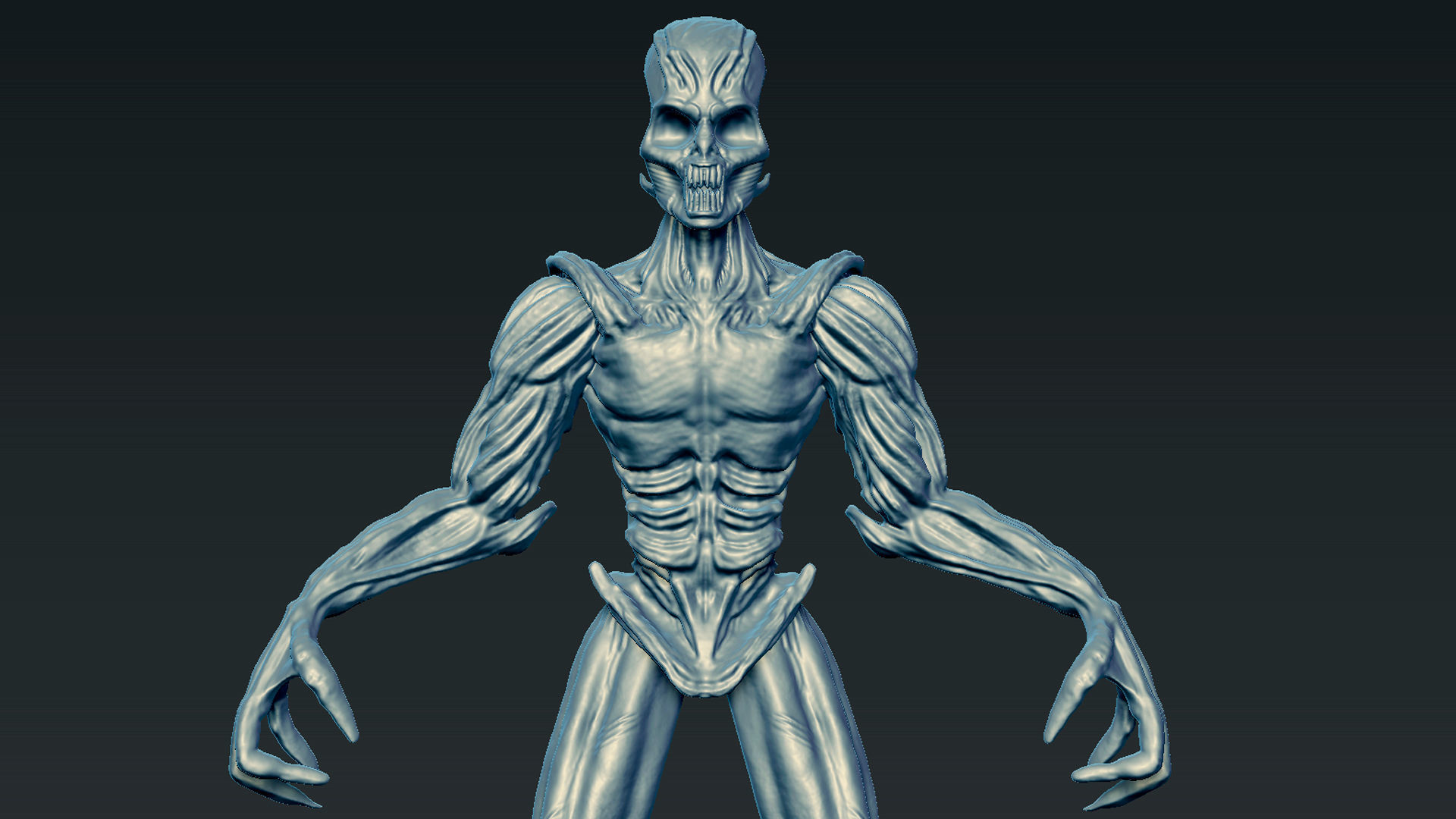 Dark Demon 3D print model_5