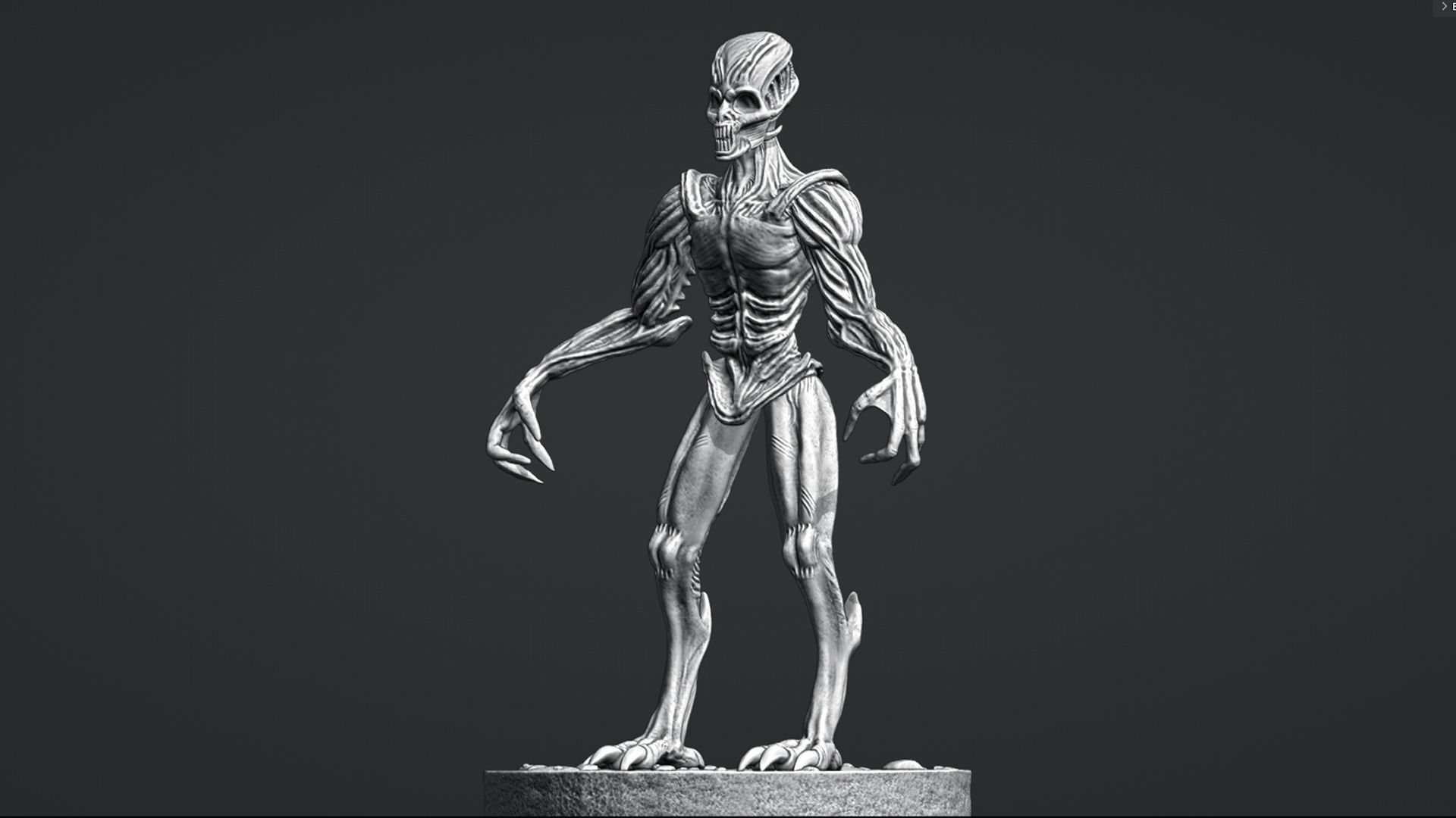 Dark Demon 3D print model_15