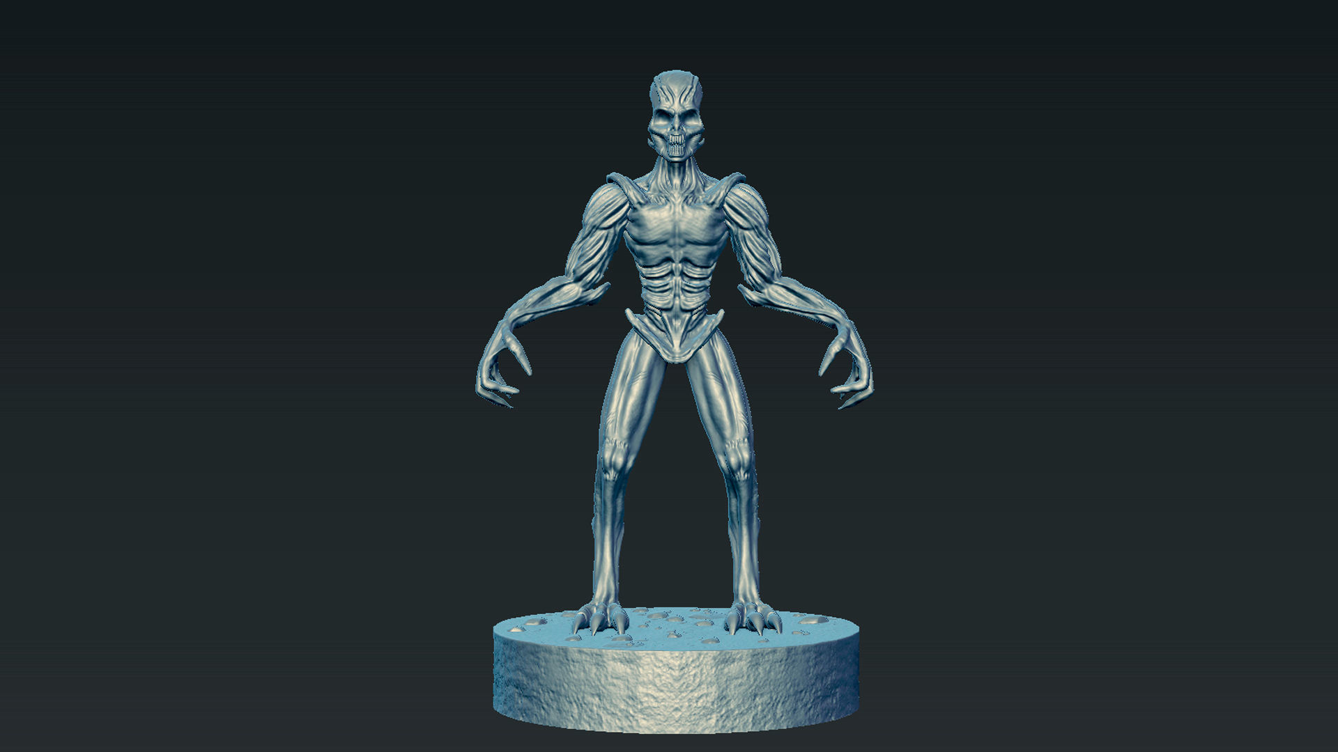 Dark Demon 3D print model_1