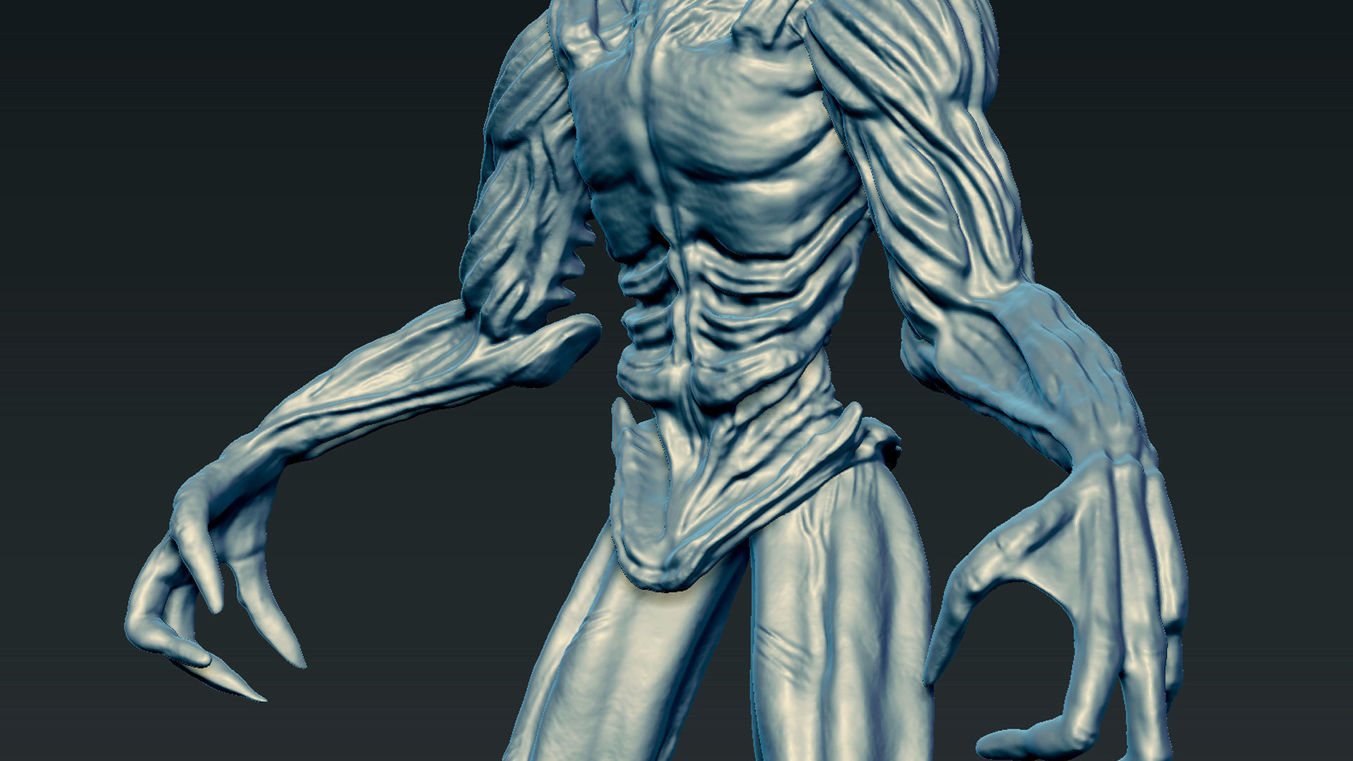 Dark Demon 3D print model_9