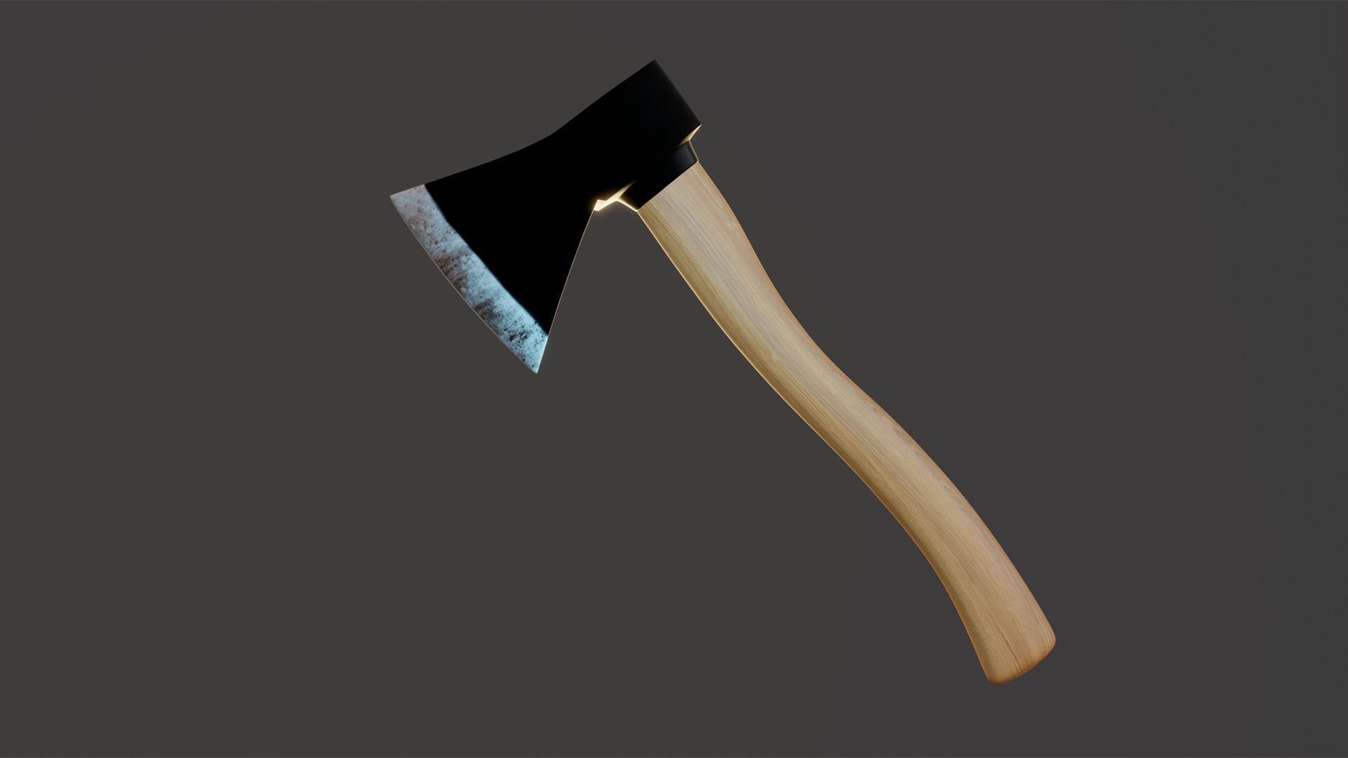 Axe collections Low-poly 3D model_2