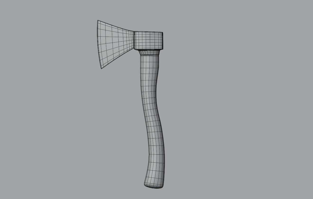 Axe collections Low-poly 3D model_3