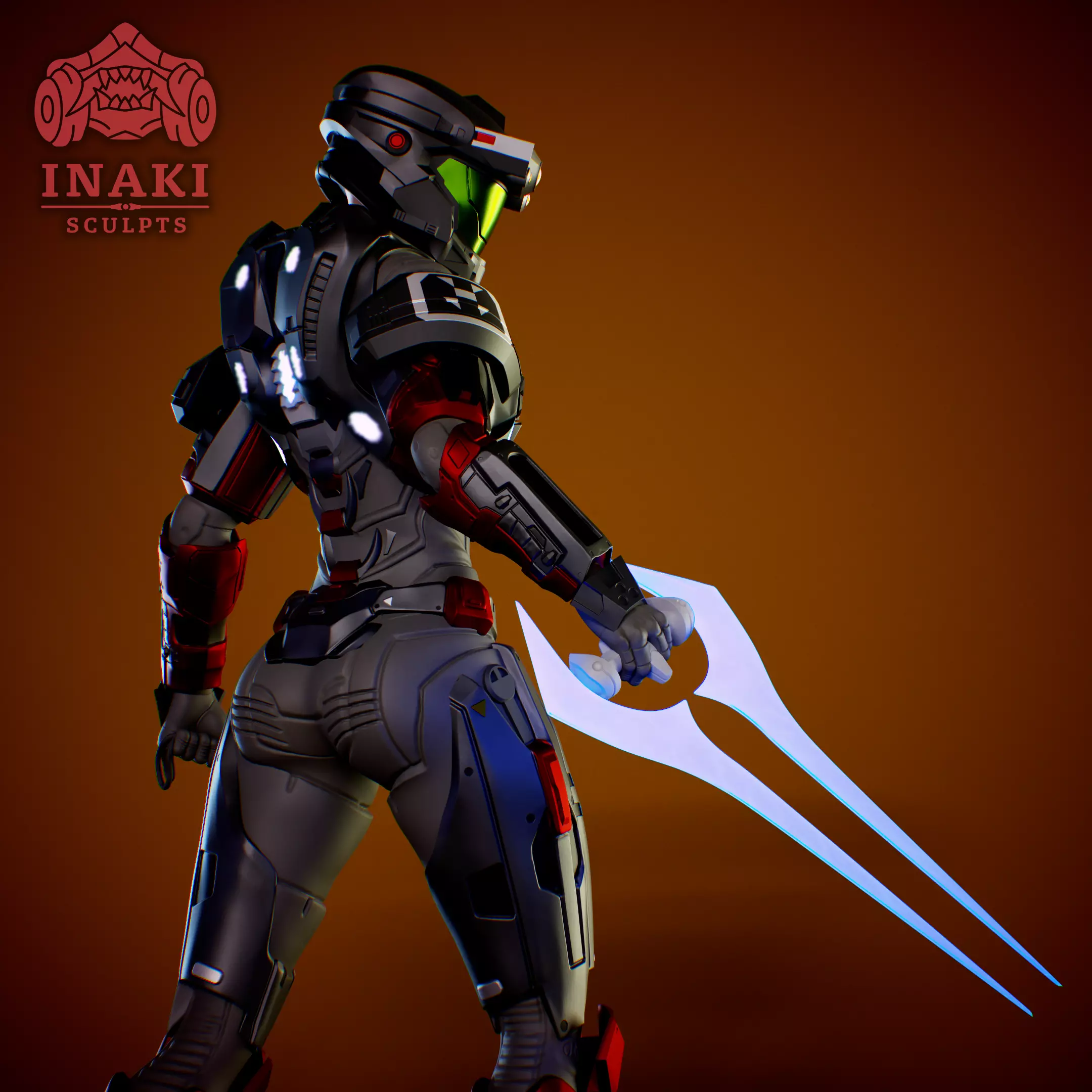 Spartan - Halo Reach 3D print model