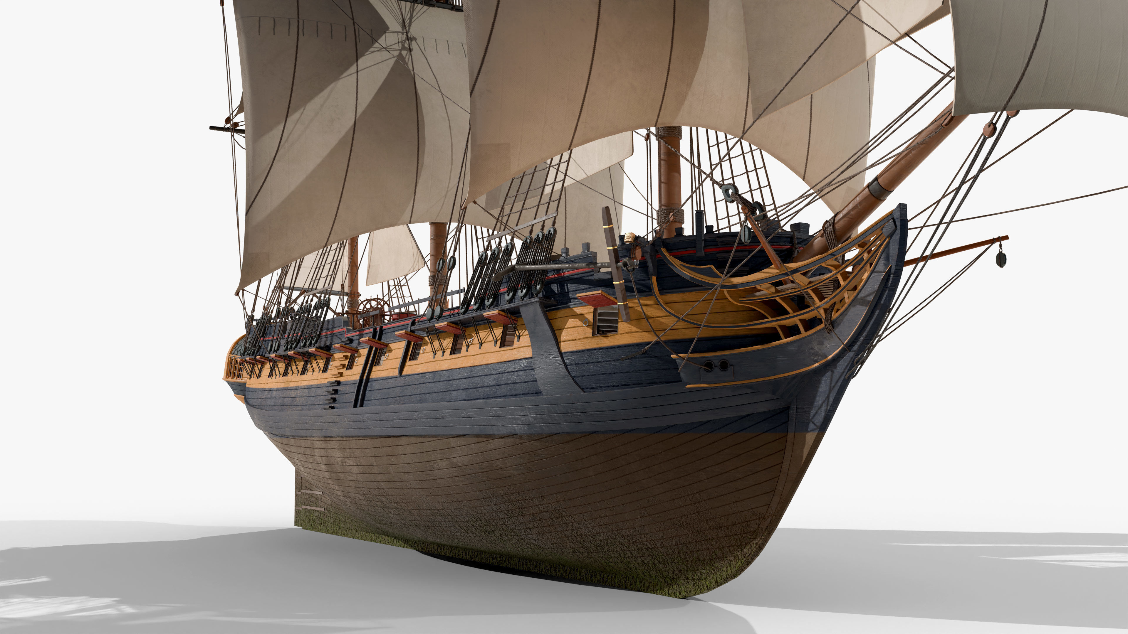 HMS Surprise 3D model_2