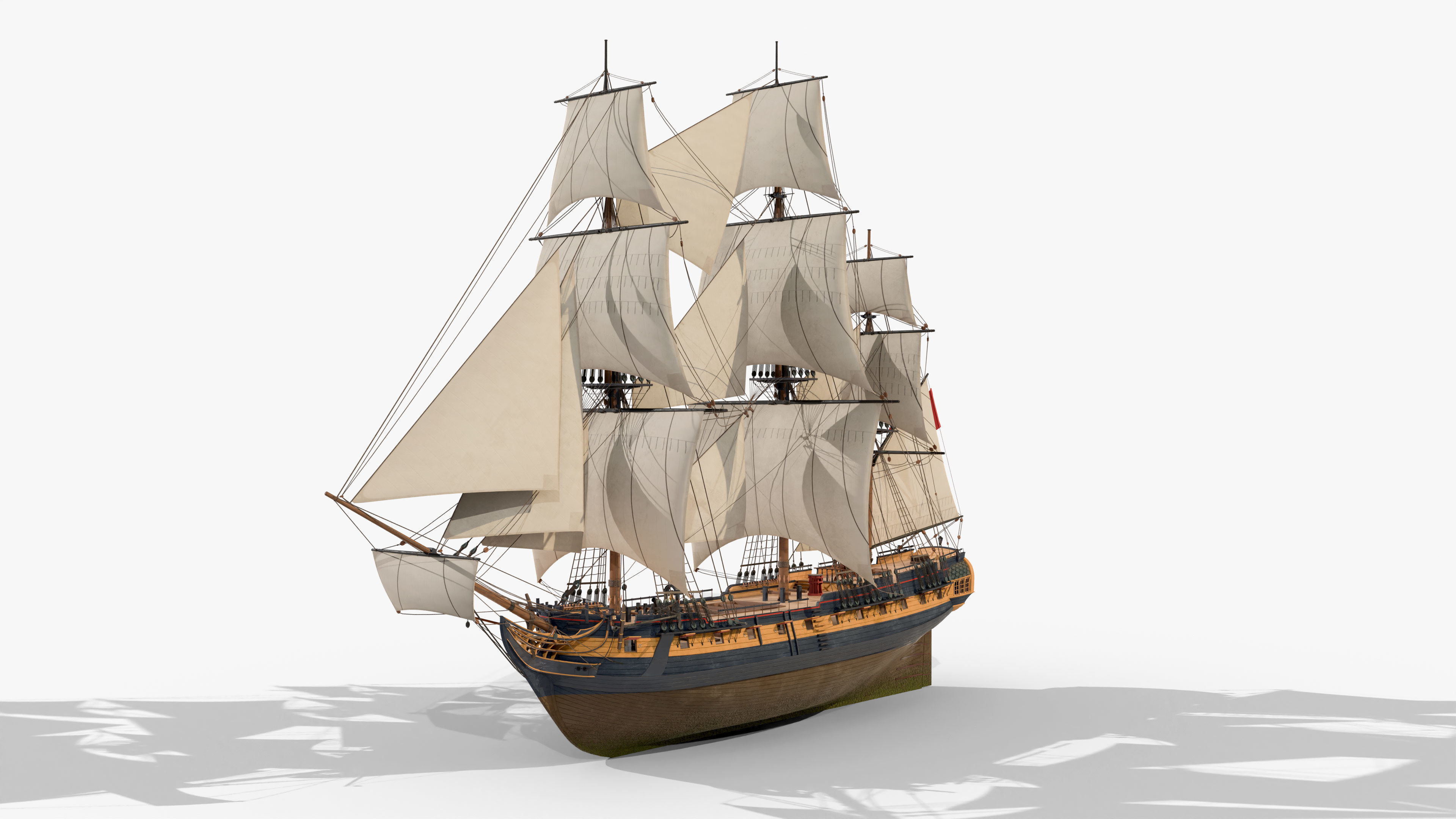 HMS Surprise 3D model_3
