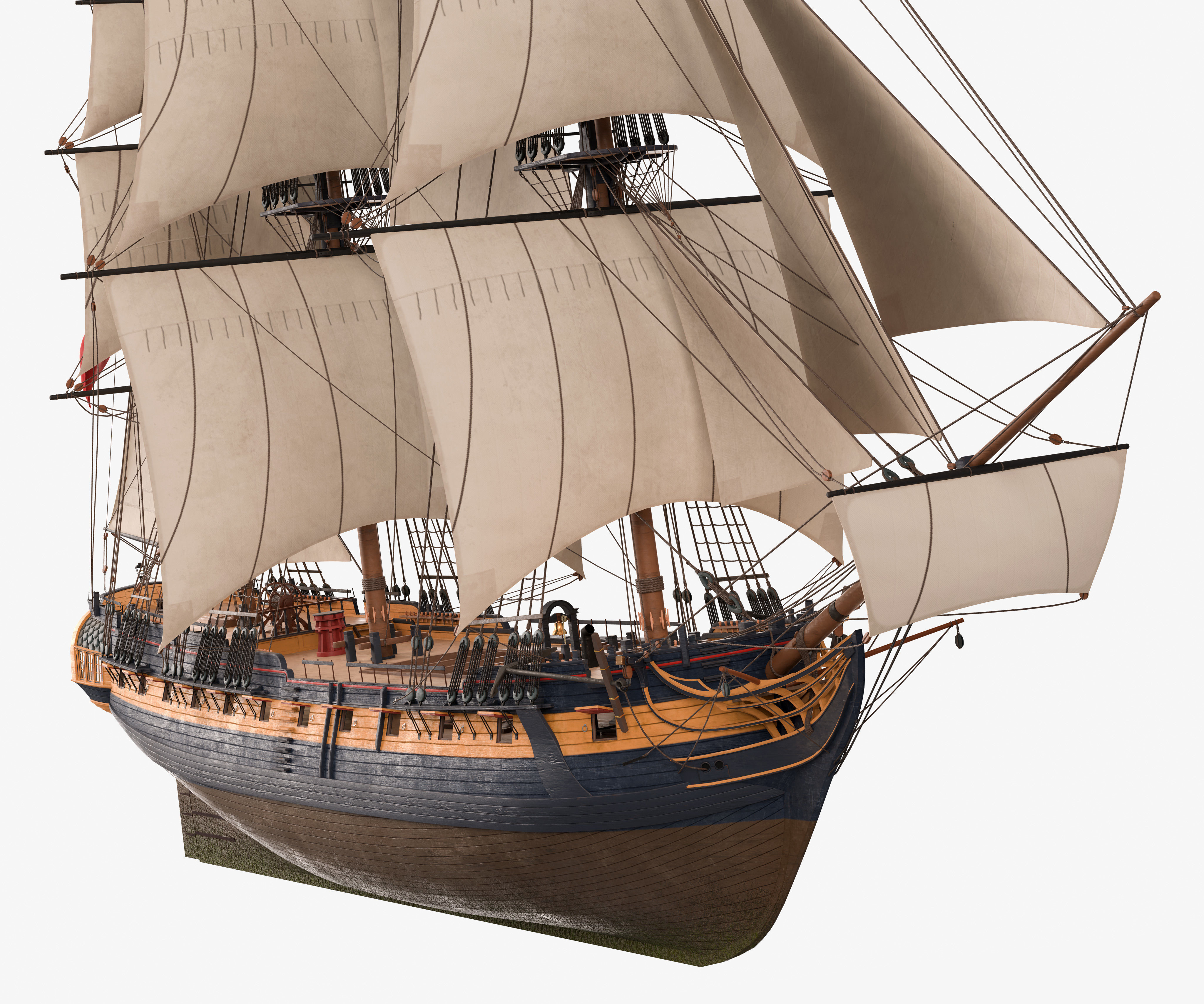 HMS Surprise 3D model_0