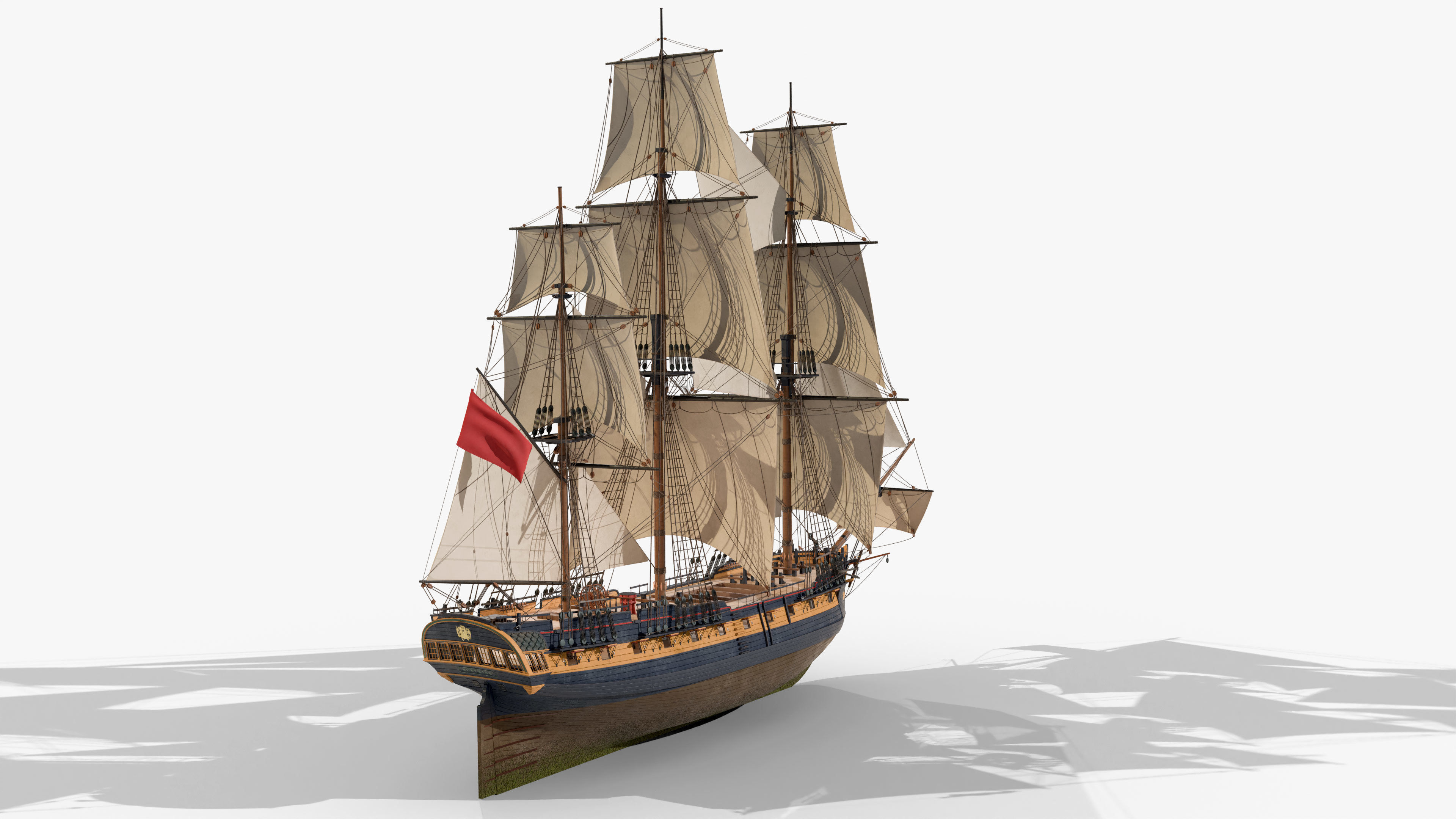 HMS Surprise 3D model_4