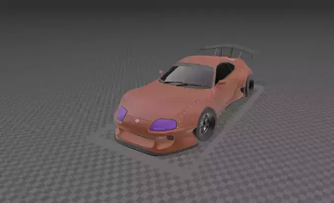 Toyota Supra MK4 1994 Modified Custom print model