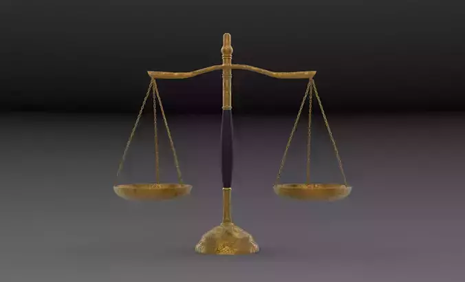 weight machine Low-poly 3D model