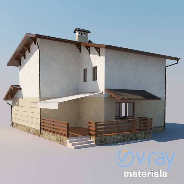 4 Private houses  3D Model Collection_19