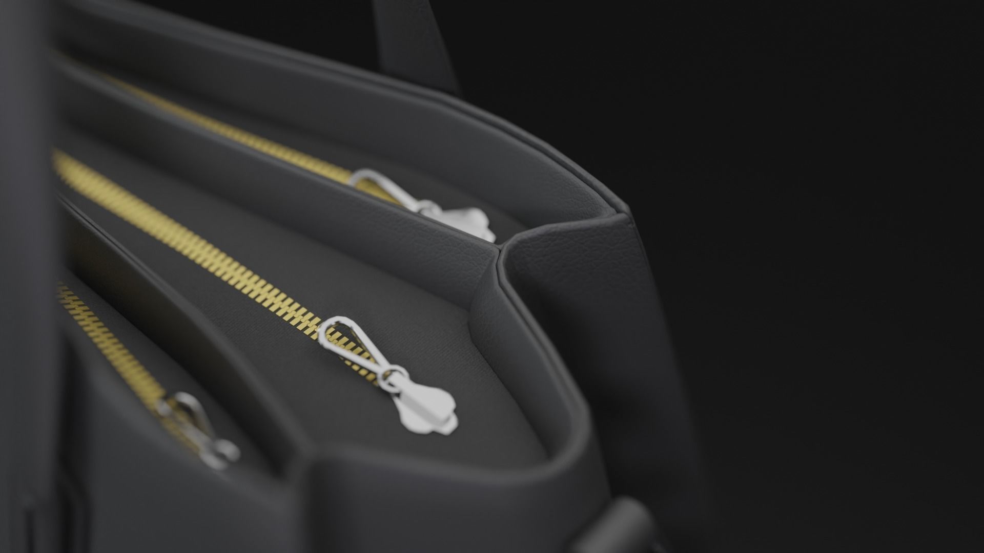 Ladies handbag - Low Poly  Low-poly 3D model_8