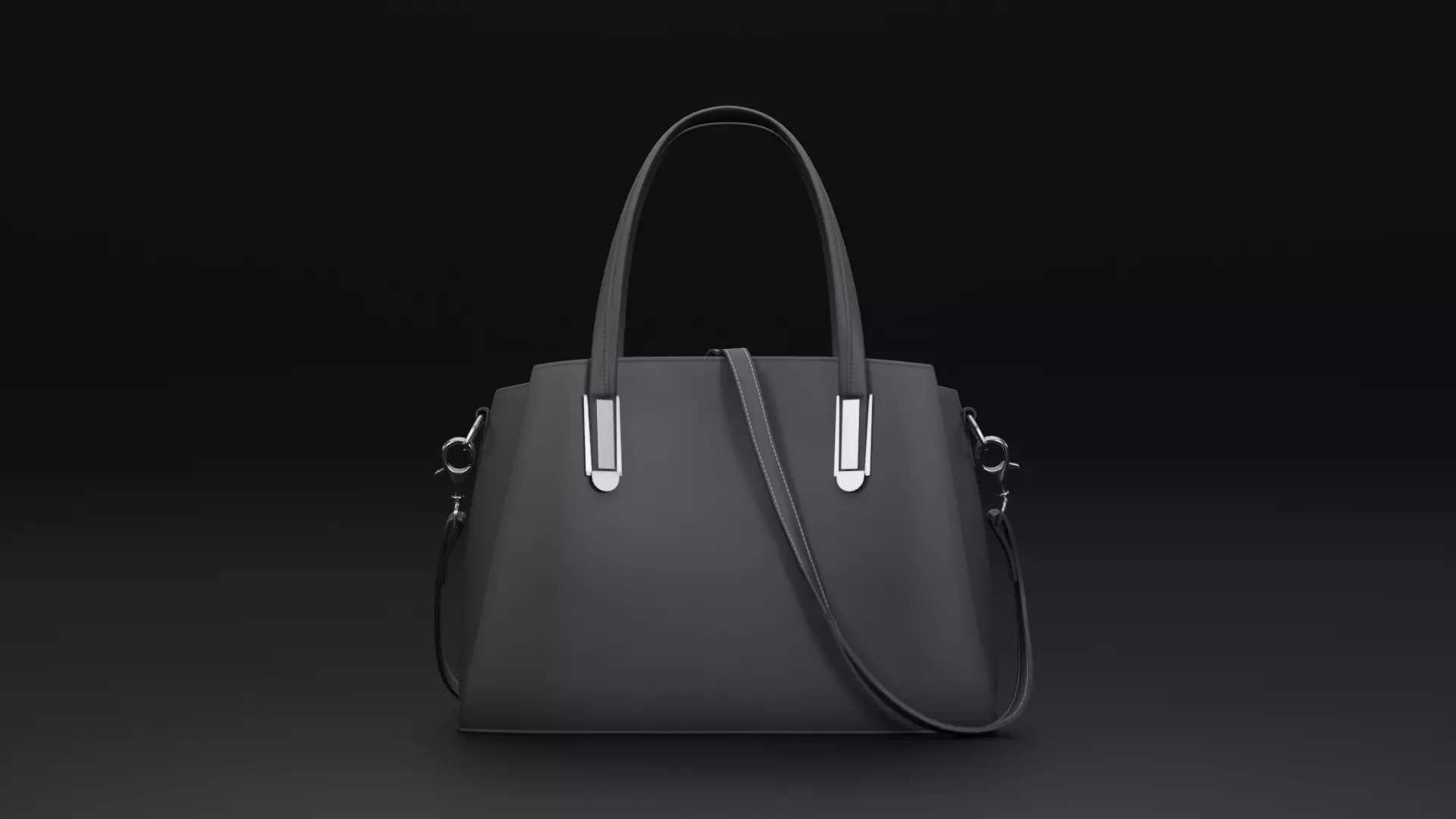 Ladies handbag - Low Poly  Low-poly 3D model_0