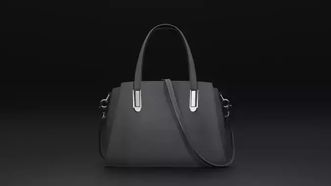 Ladies handbag - Low Poly 