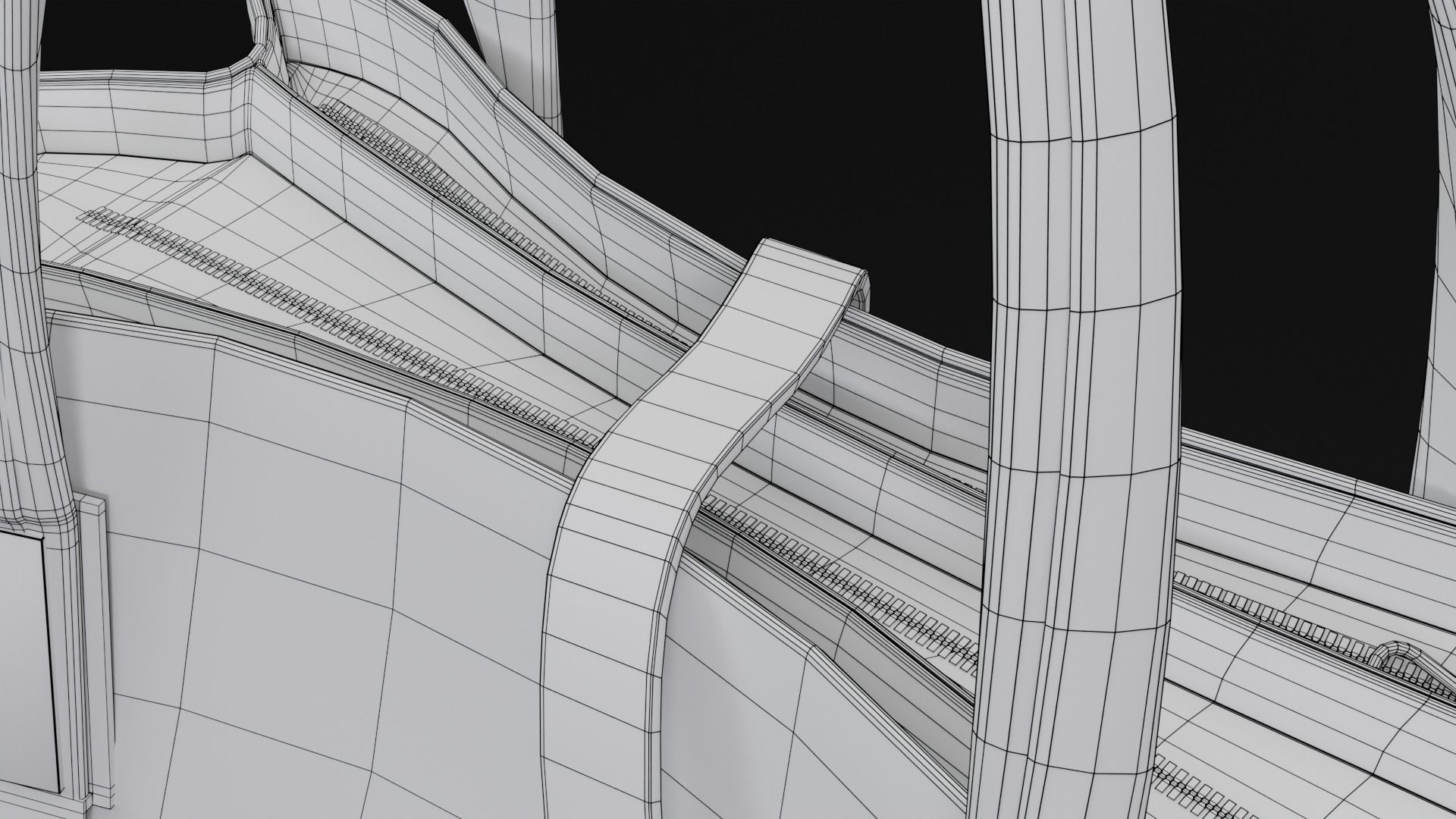 Ladies handbag - Low Poly  Low-poly 3D model_13