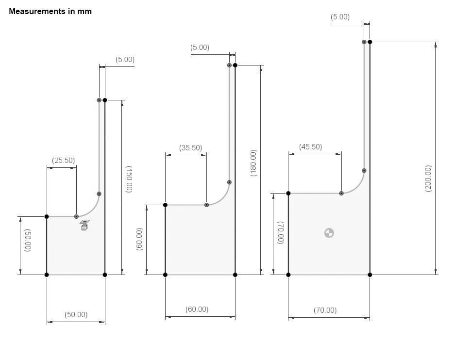 Display plinths with backdrop - round base 3D print model_1