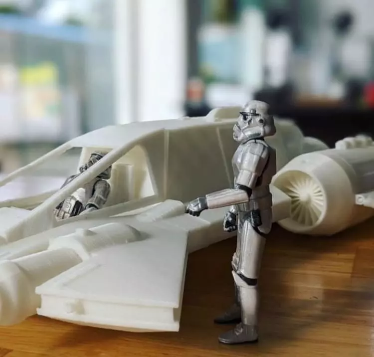 Mandalorian  Pirate Snub Fighter 3D print model_0