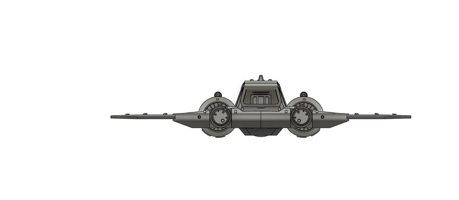 Mandalorian  Pirate Snub Fighter 3D print model_16