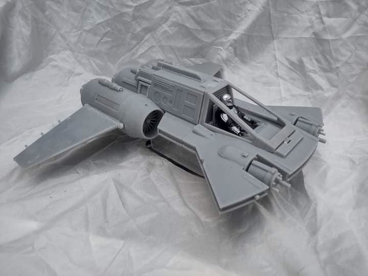 Mandalorian  Pirate Snub Fighter 3D print model_4