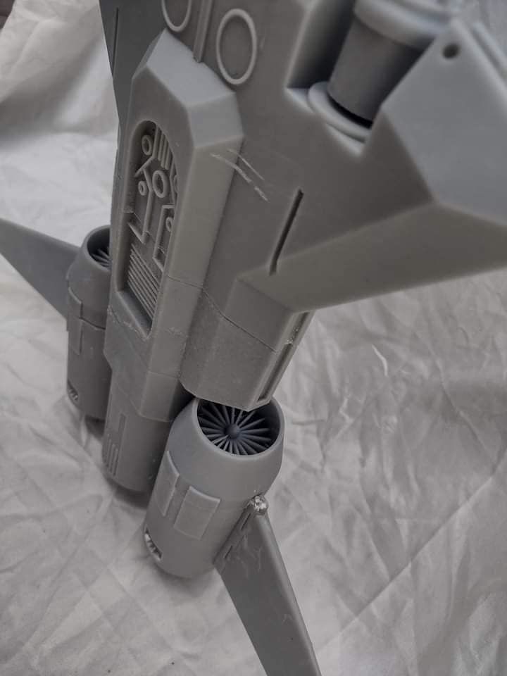 Mandalorian  Pirate Snub Fighter 3D print model_3