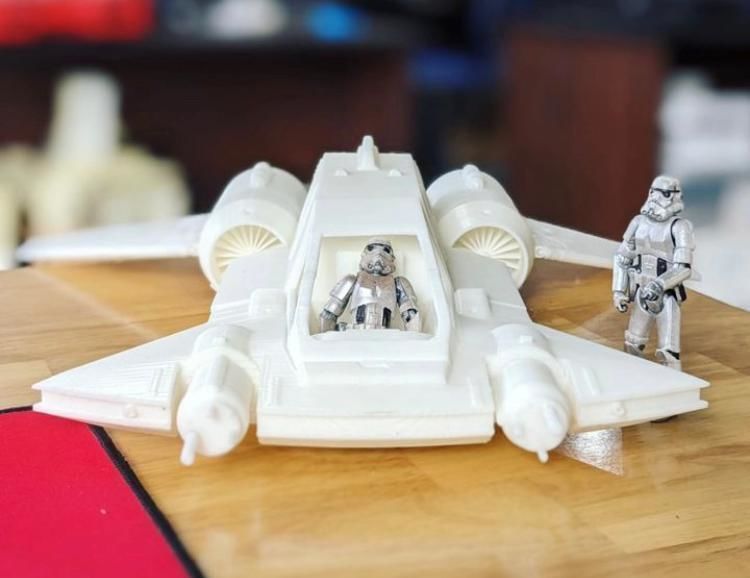 Mandalorian  Pirate Snub Fighter 3D print model_1