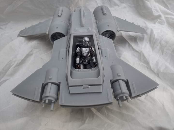 Mandalorian  Pirate Snub Fighter 3D print model_8
