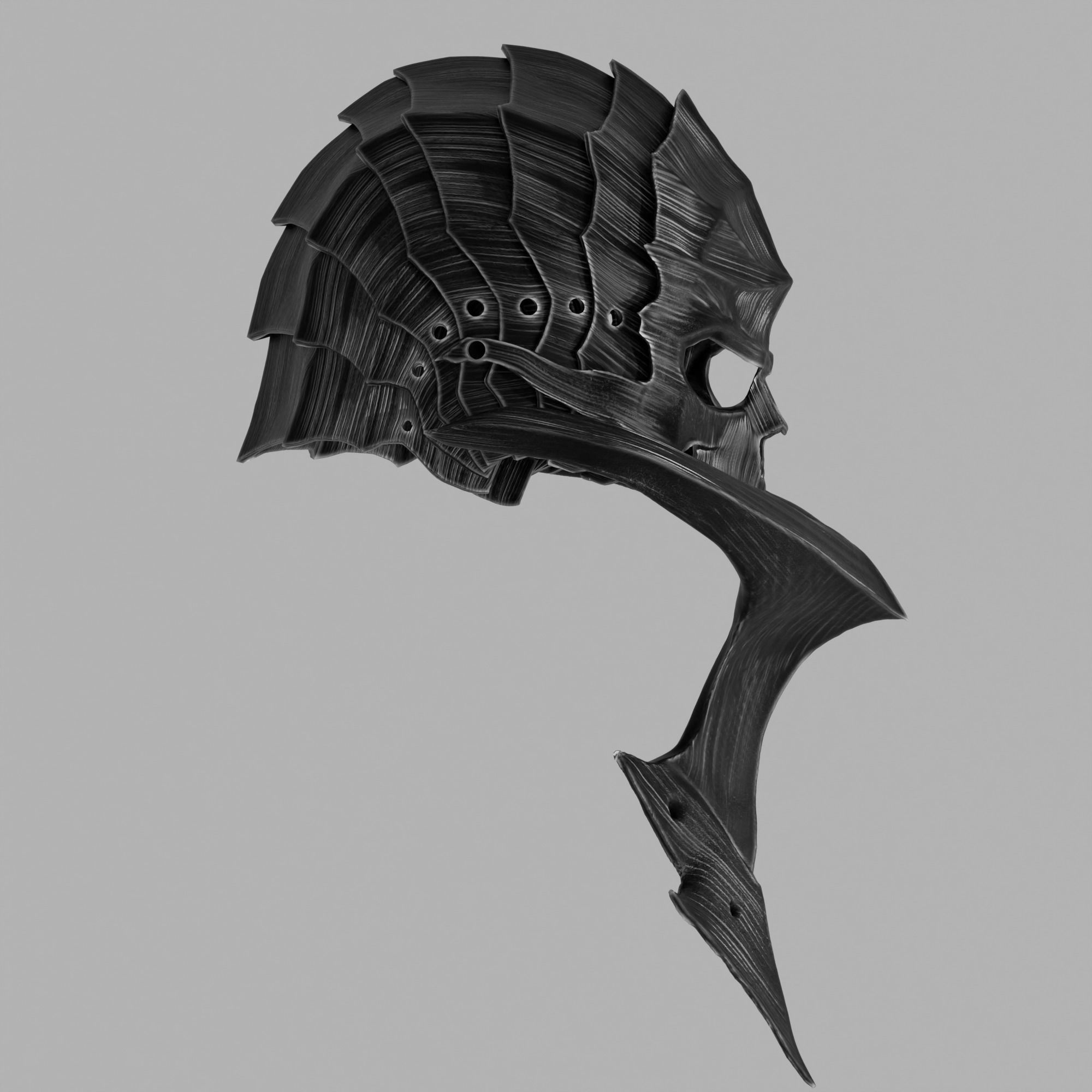 Guts Berserker Skull Helmet Manga Accurate For Fan Art 3D print model_4