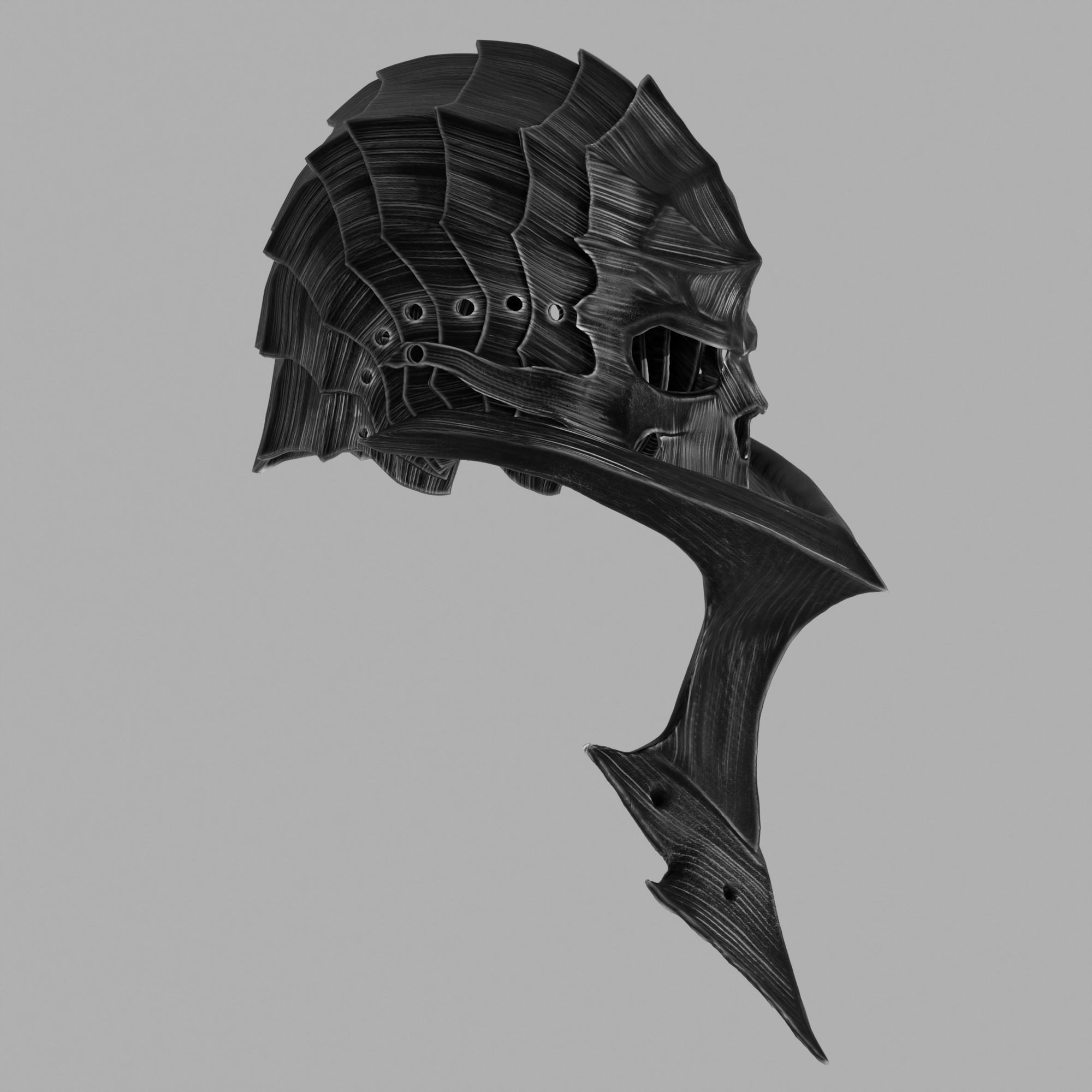 Guts Berserker Skull Helmet Manga Accurate For Fan Art 3D print model_1