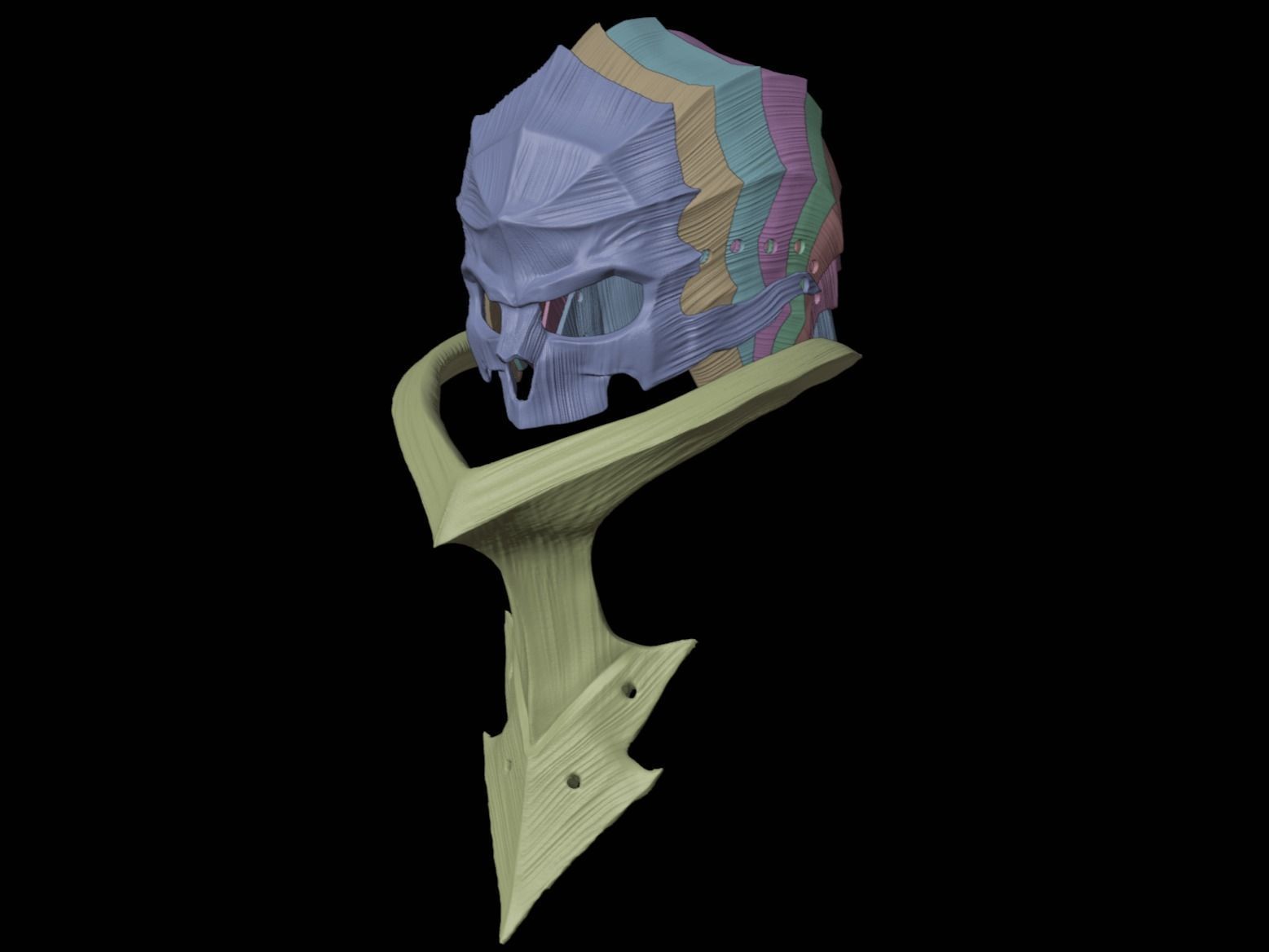 Guts Berserker Skull Helmet Manga Accurate For Fan Art 3D print model_5