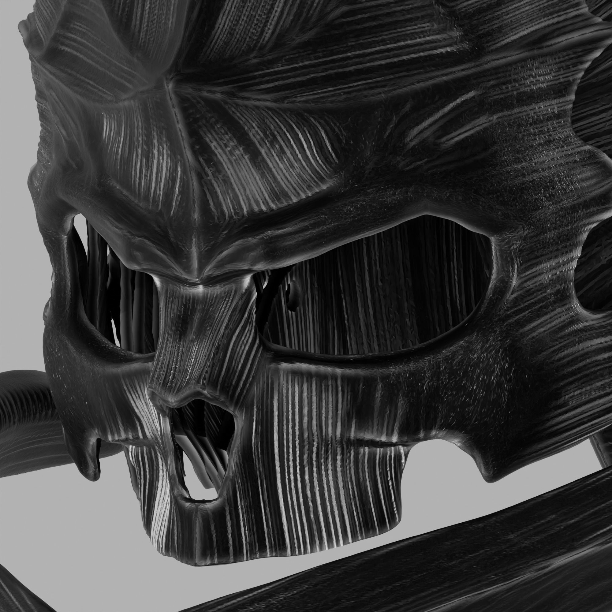 Guts Berserker Skull Helmet Manga Accurate For Fan Art 3D print model_3