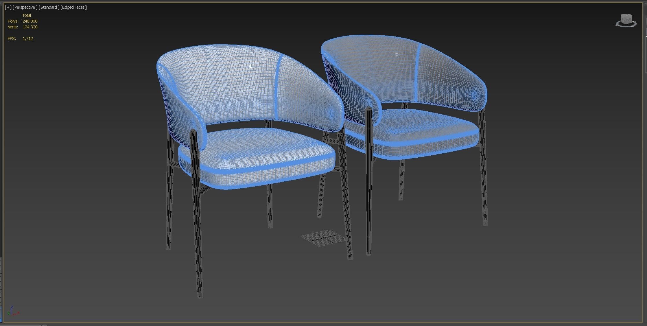 Chair Linda Marelli 3D model_8