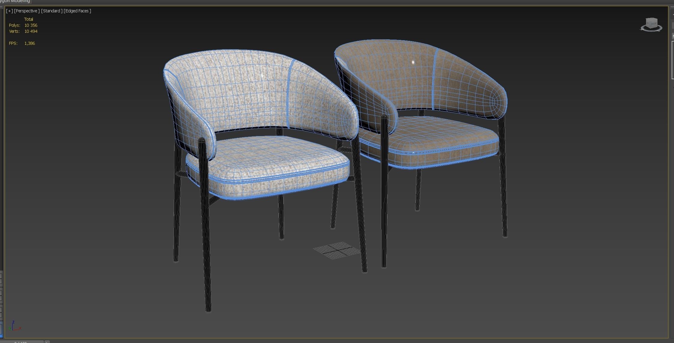 Chair Linda Marelli 3D model_7