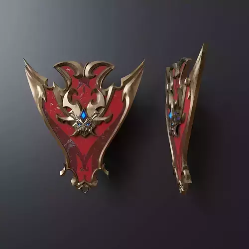 Stylized viking shield 1