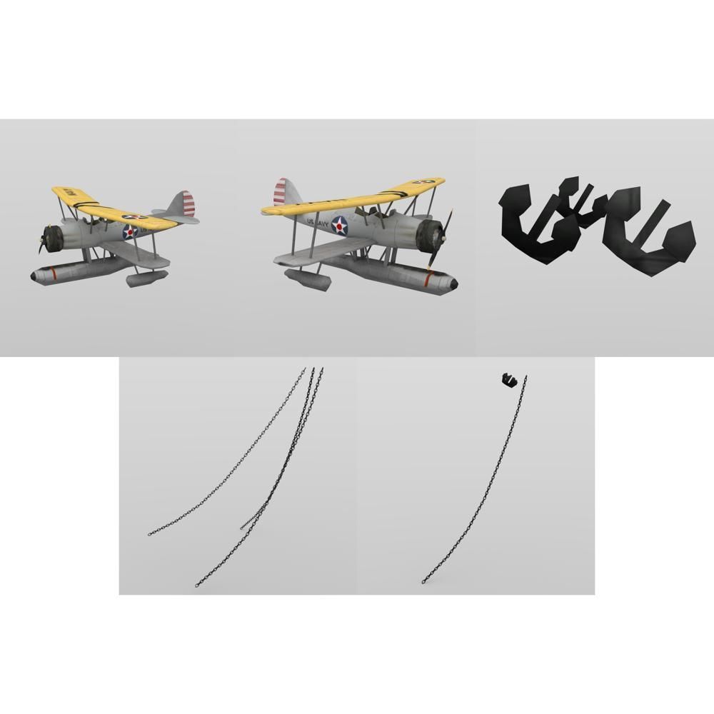 USS Tennessee in obj format 3D model_7