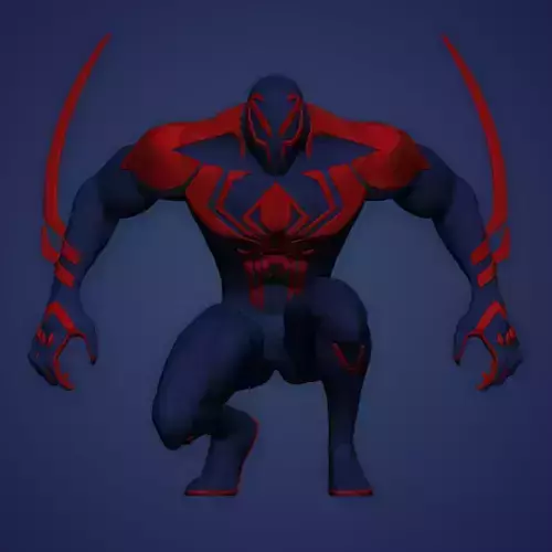SPIDERMAN 2099 FIGURE 3D print model