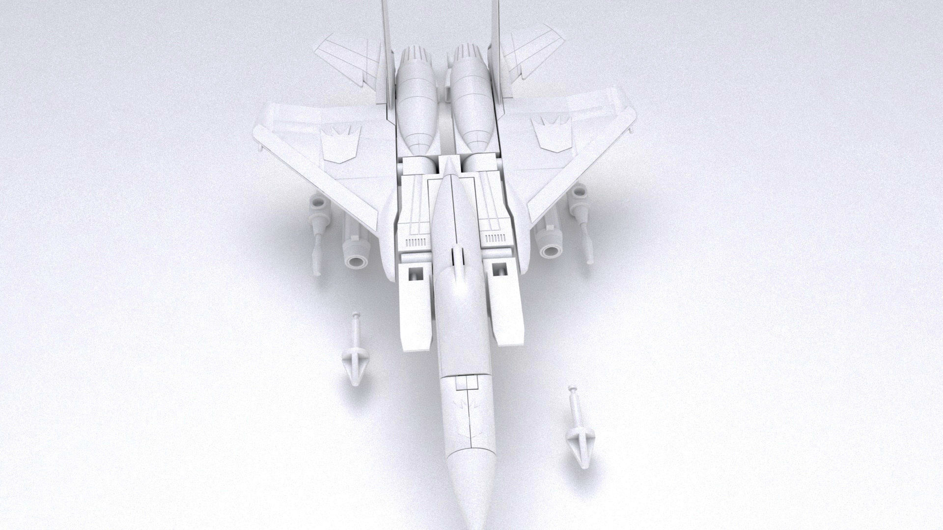 Starscream g1 vintage toy  3D model_10