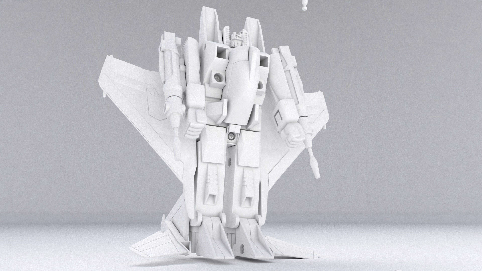 Starscream g1 vintage toy  3D model_19