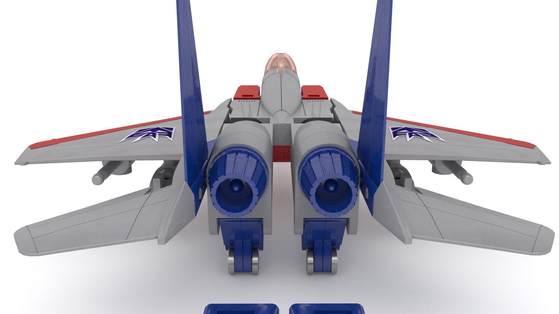 Starscream g1 vintage toy  3D model_5