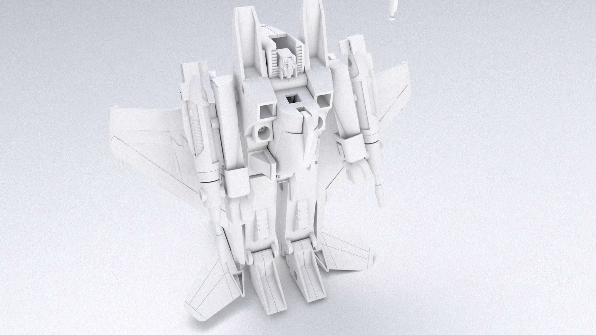 Starscream g1 vintage toy  3D model_13