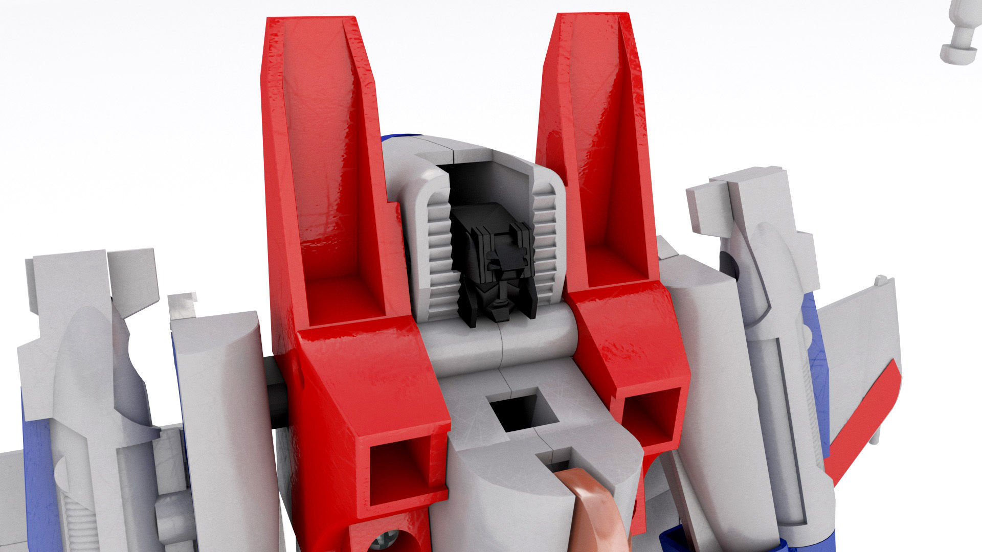 Starscream g1 vintage toy  3D model_14