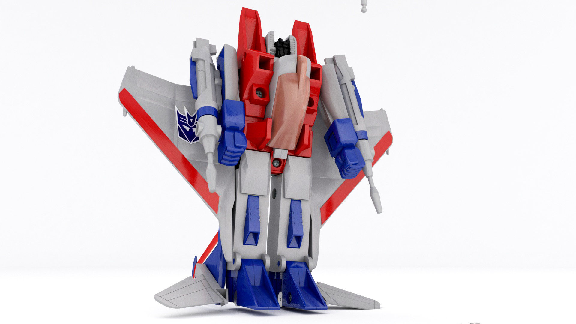 Starscream g1 vintage toy  3D model_18