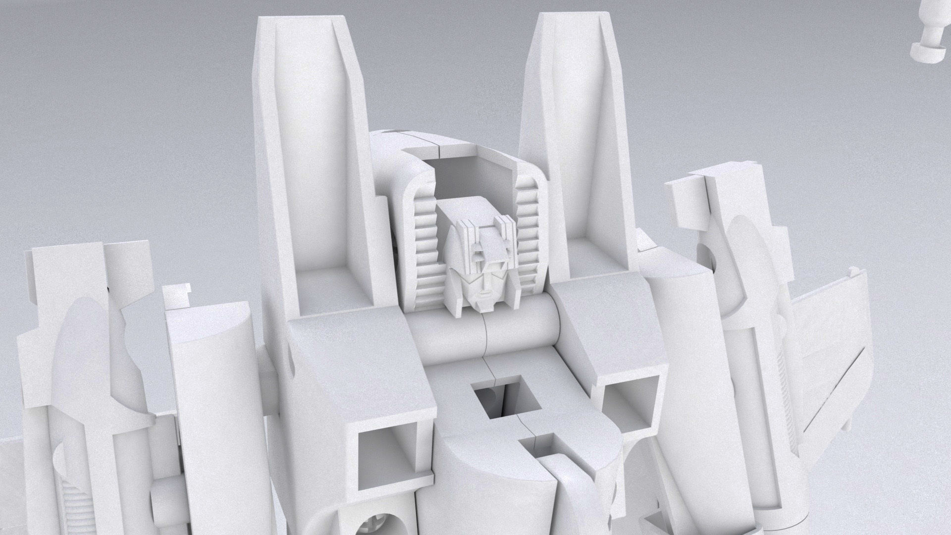 Starscream g1 vintage toy  3D model_15