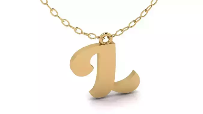 Alphabet Pendant L