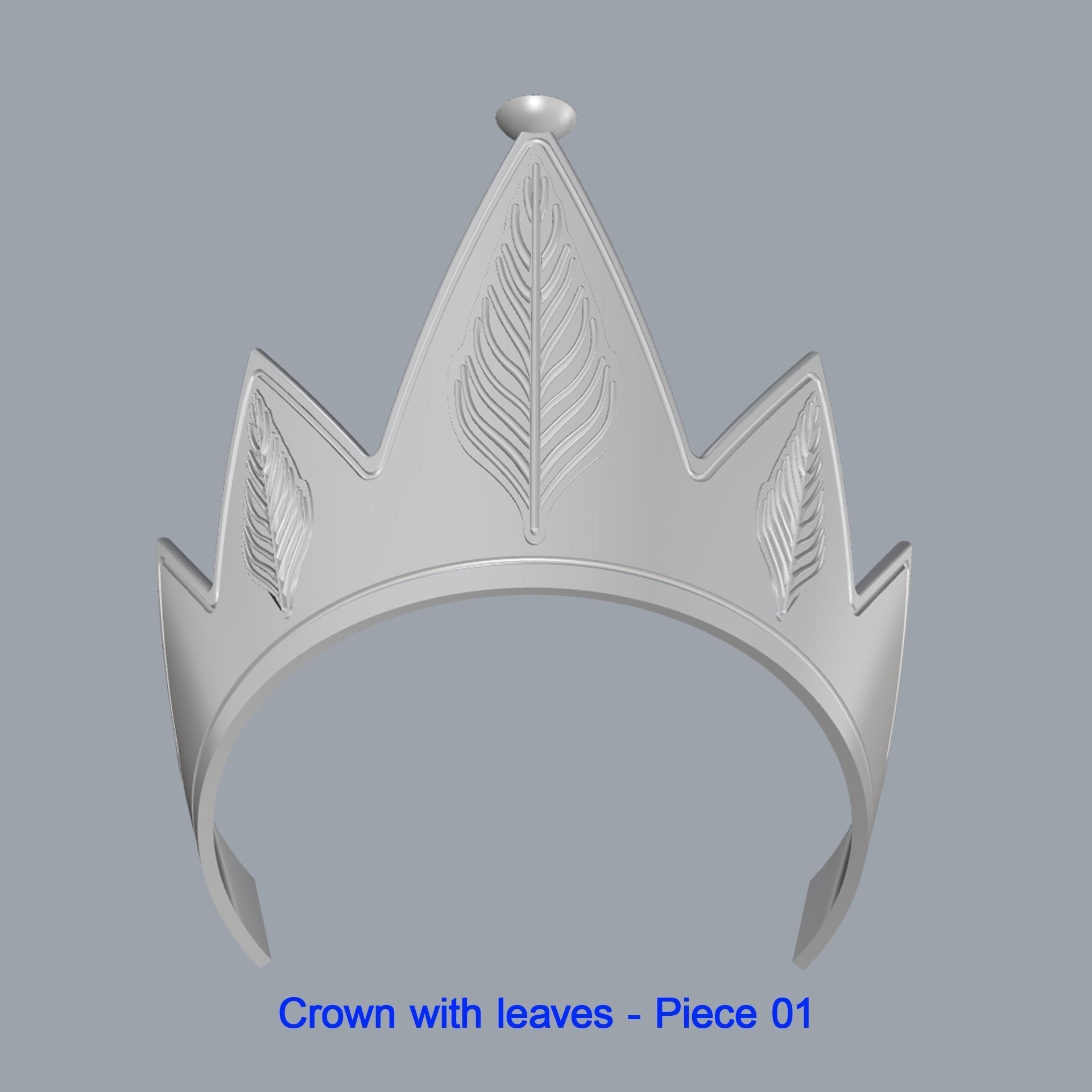 Evil Queen Crown 3D print model_13