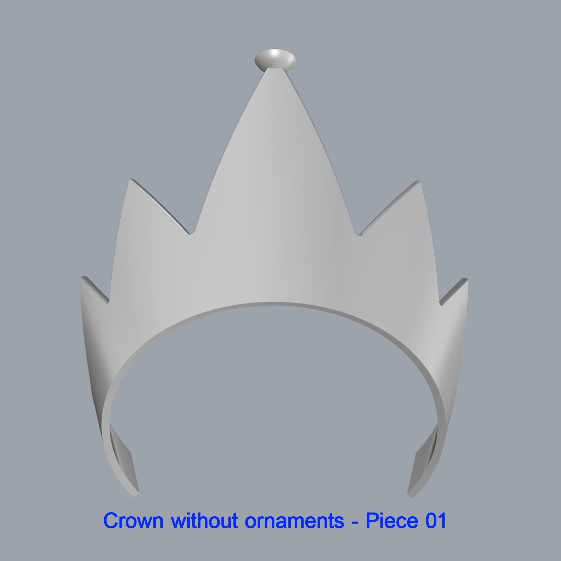 Evil Queen Crown 3D print model_15