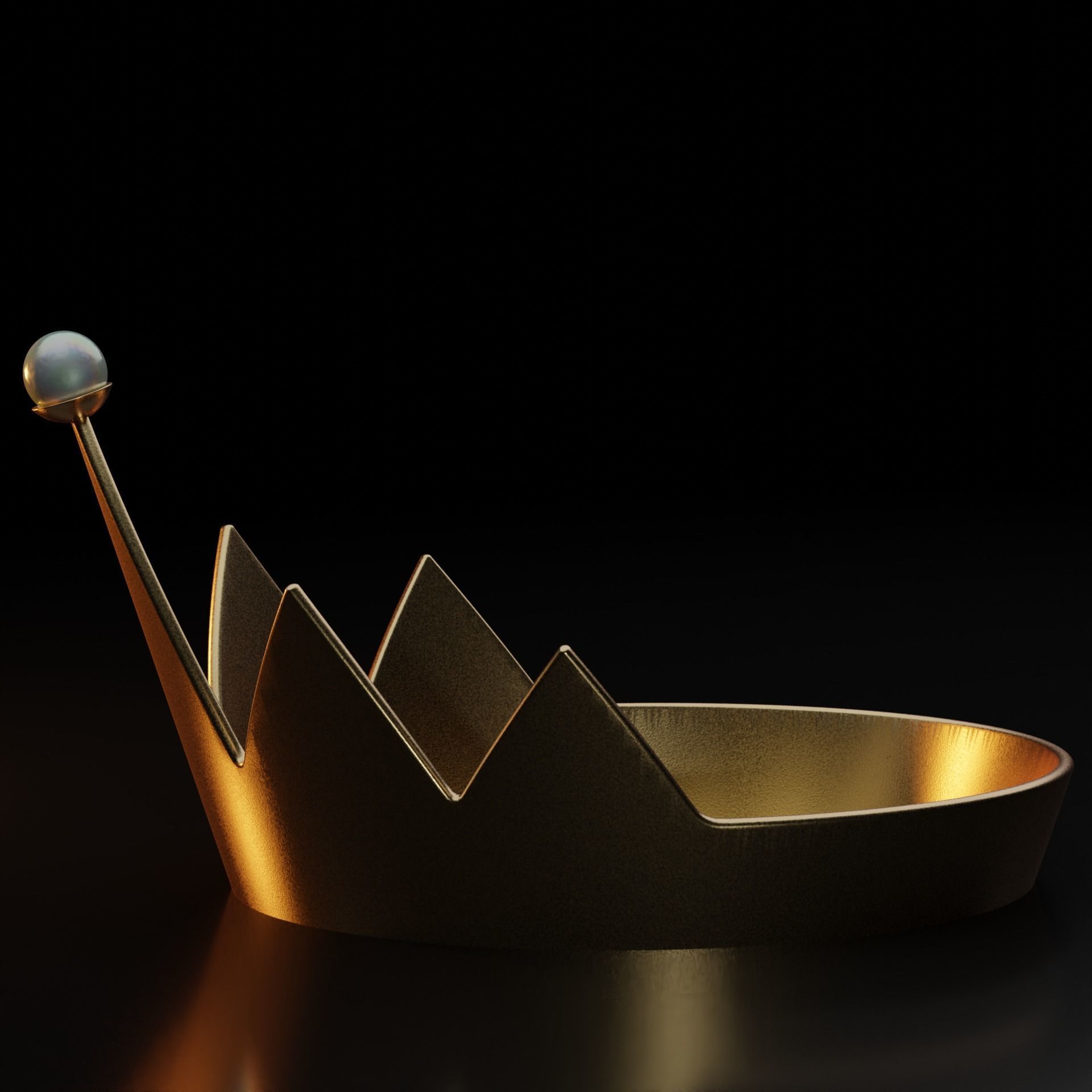 Evil Queen Crown 3D print model_3